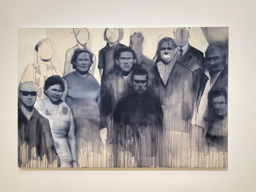 Contemporary painting by Giulia Andreani displayed at macLYON, in Lyon