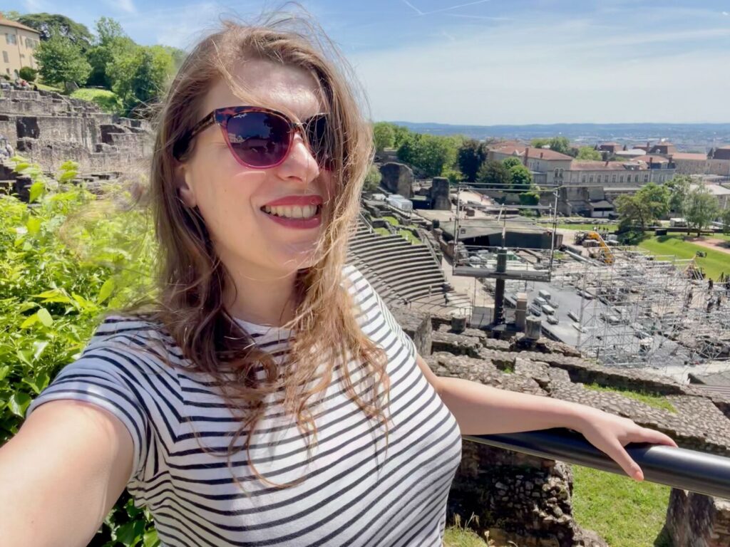 Paola Bertoni at the Roman Theatres of Lyon