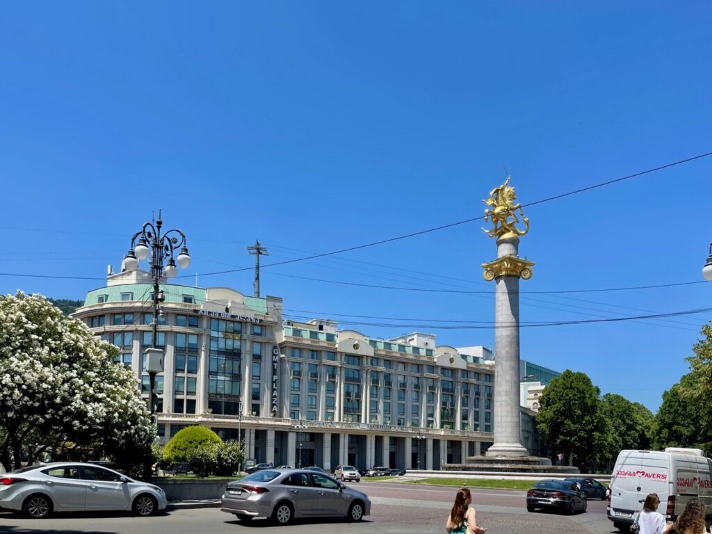 Freedom Square in Tbilisi, Georgia